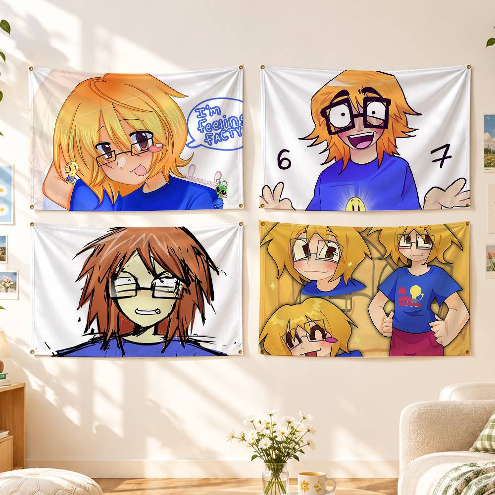 Outdoor Adventure Background - Fact Attack Adventures F-Facty Flags Wall