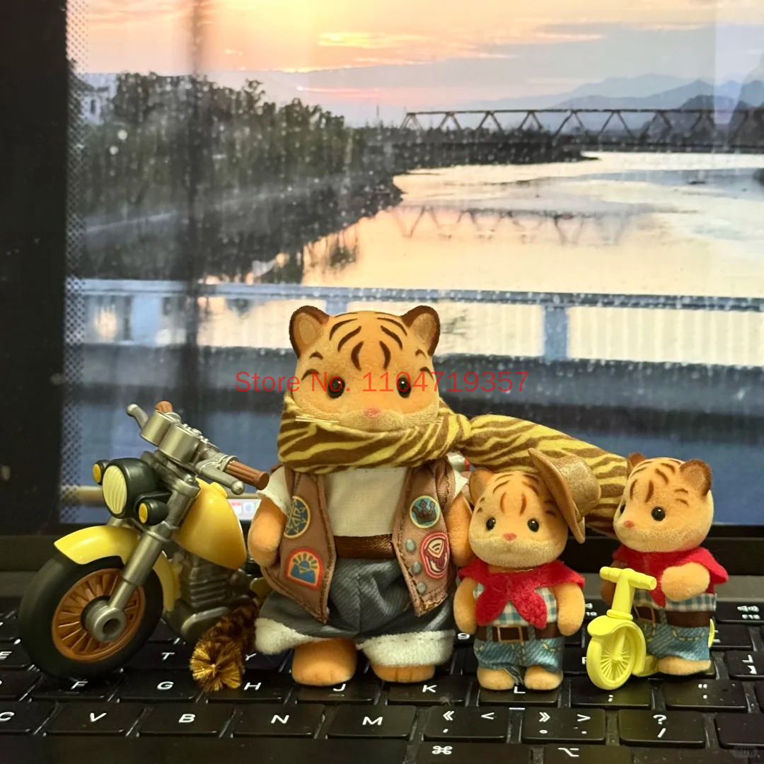 Outdoor Adventure Movies - Genuine Sylvanian Families Tiger Adventurer Motorcycle