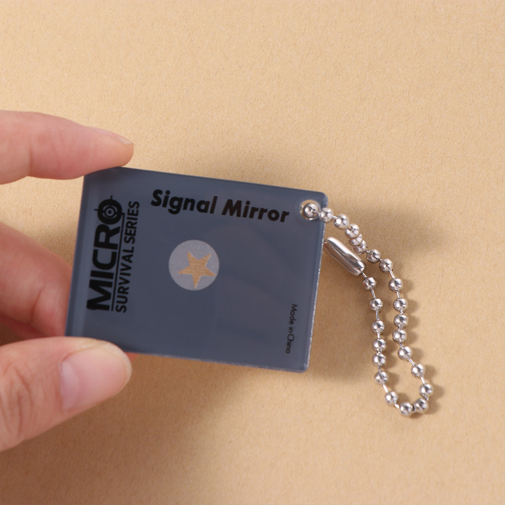 Signal Mirror Rescue - Portable Reflective Outdoor Signal Mirror Practical
