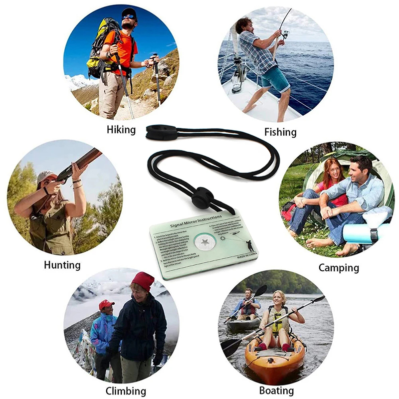 Rectangular Emergency Mirror M - Signal Mirror Rescue review and price