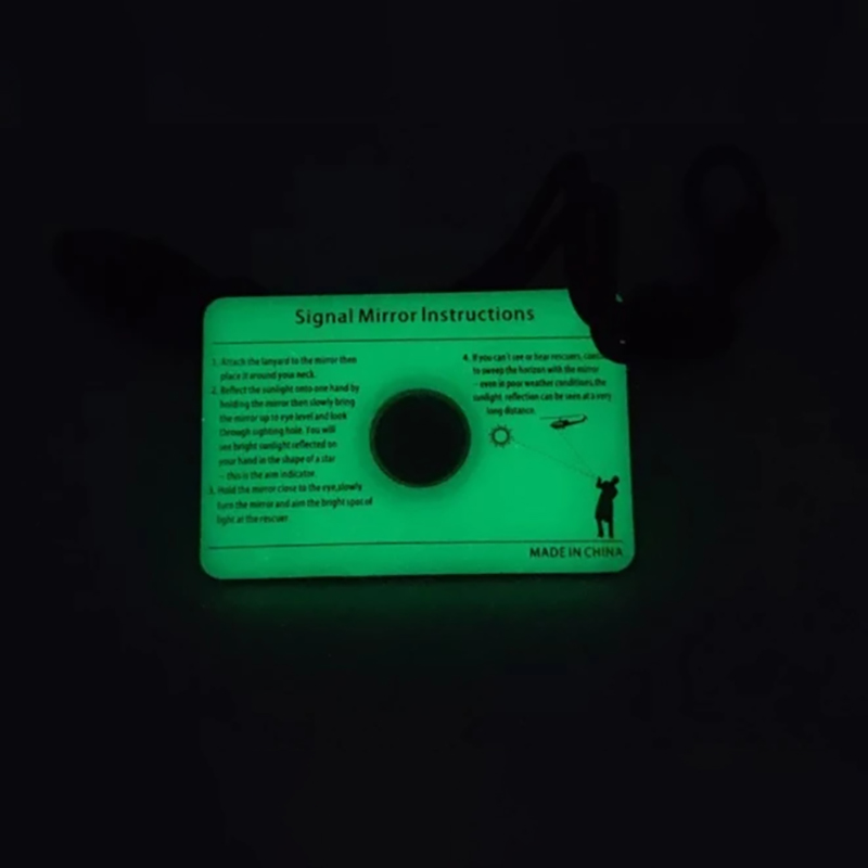 Rectangular Emergency Mirror M - Signal Mirror Rescue review and price