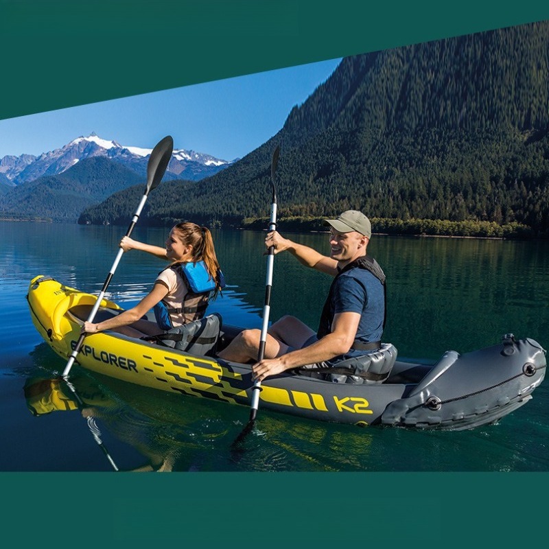 Inflatable Boat Two Person Raf - Outdoor Adventure Kayak review and price