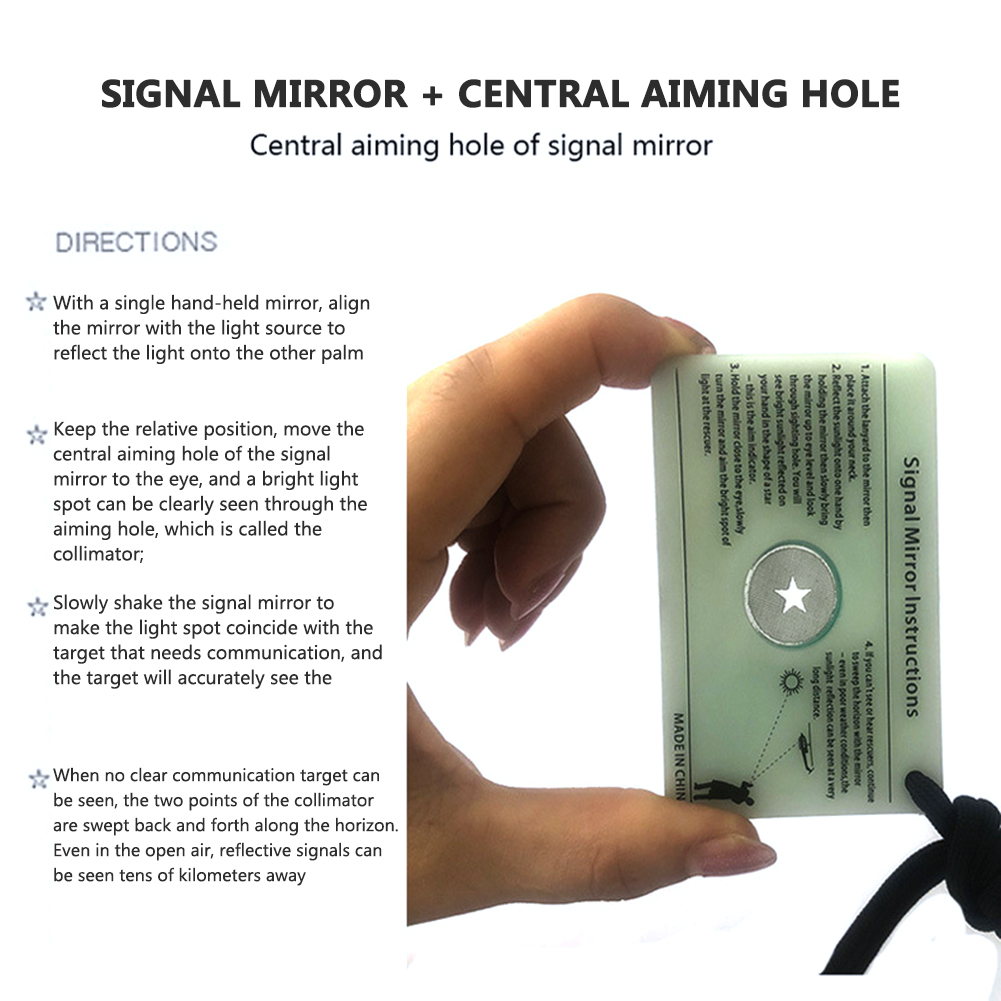 Multifunction Survival Marine  - Signal Mirror Rescue review and price