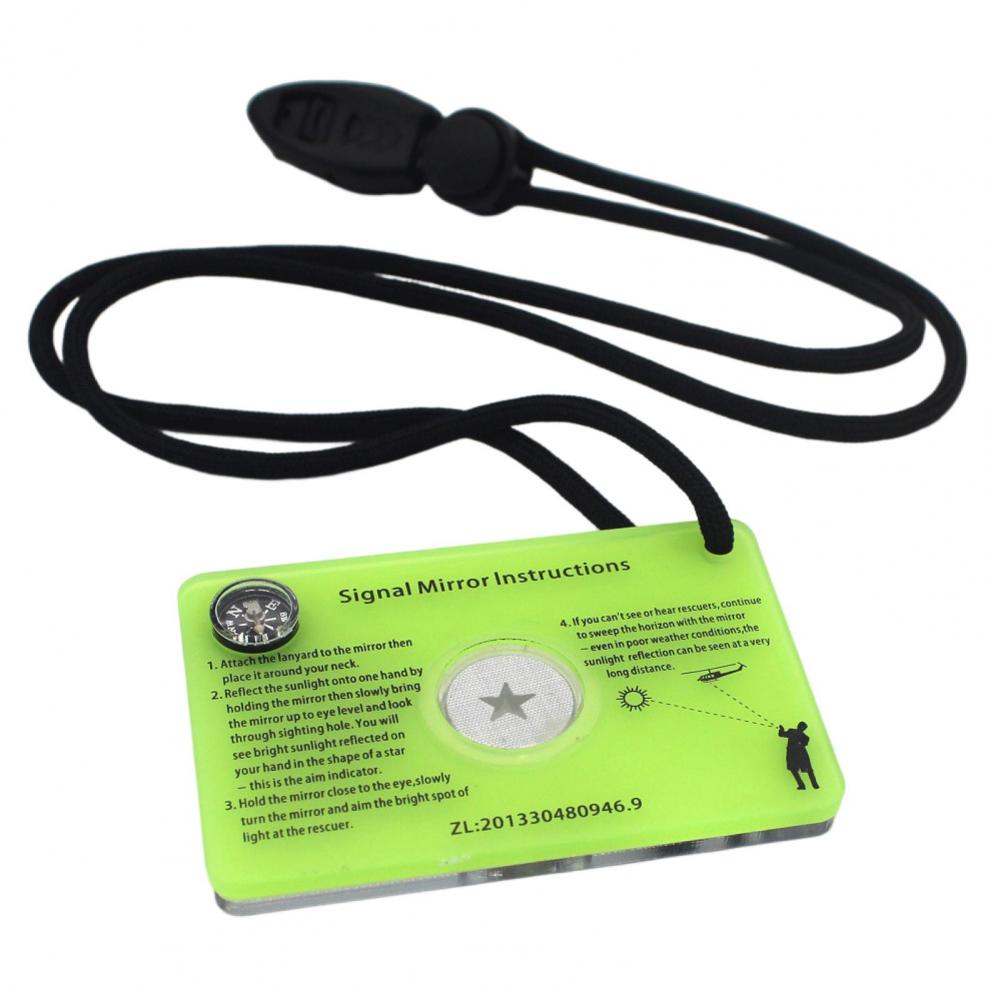 Signal Mirror with Compass Whi - Signal Mirror Rescue review and price