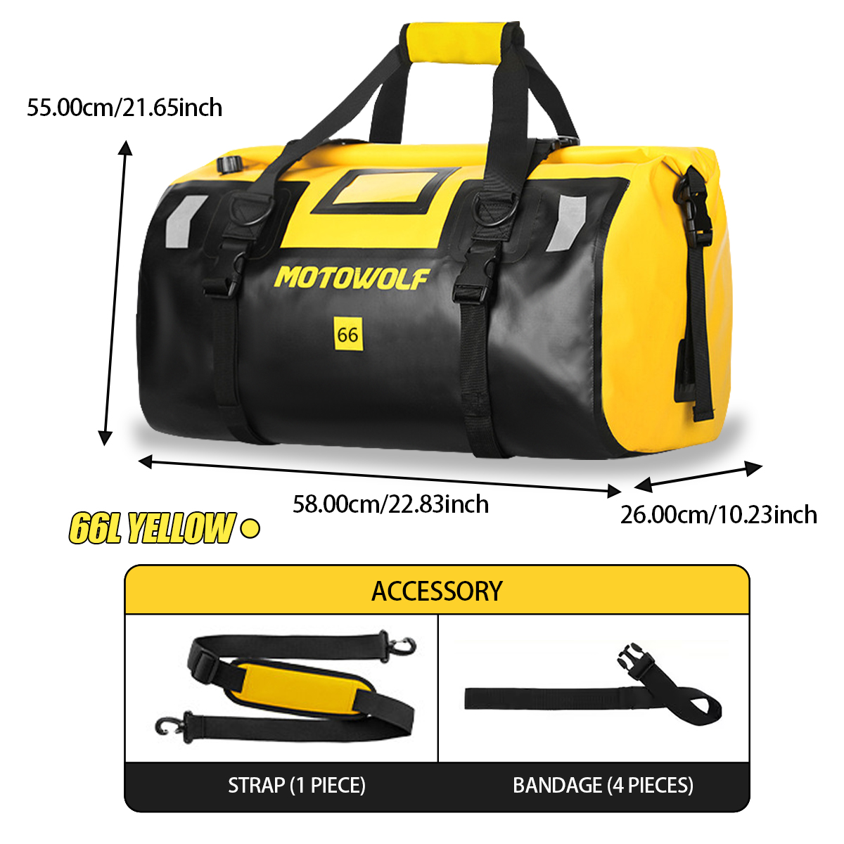 Waterproof Duffel Bag 40L/66L  - Outdoor Adventure Kayak review and price