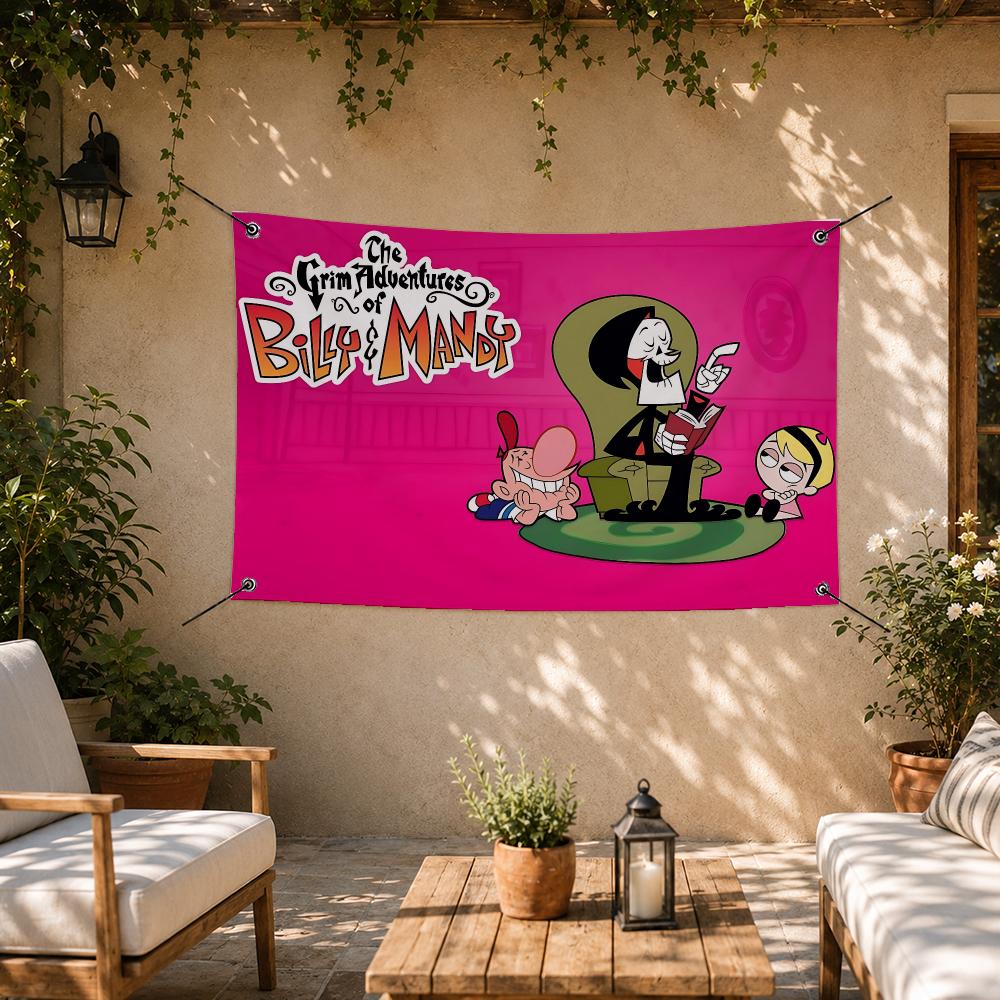 Cute Show Grim Adventures Flag - Outdoor Adventure Background review and price