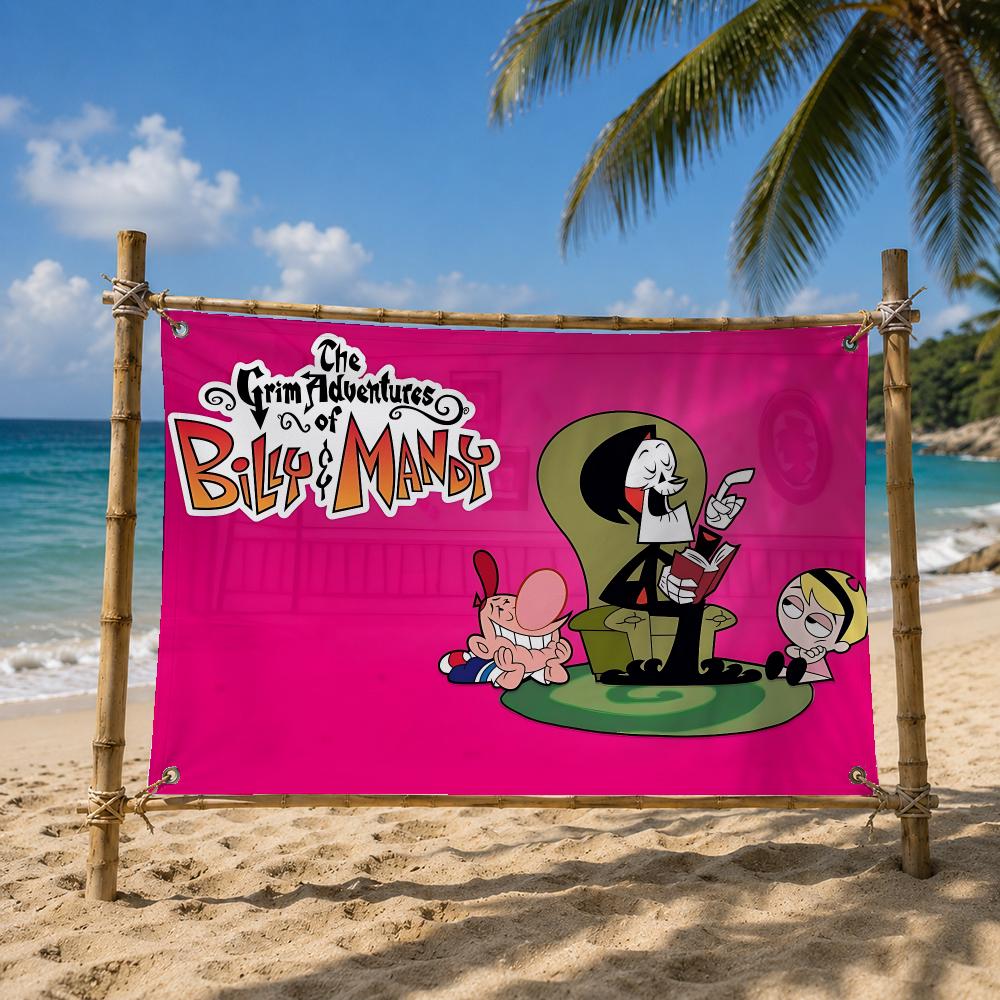 Cute Show Grim Adventures Flag - Outdoor Adventure Background review and price
