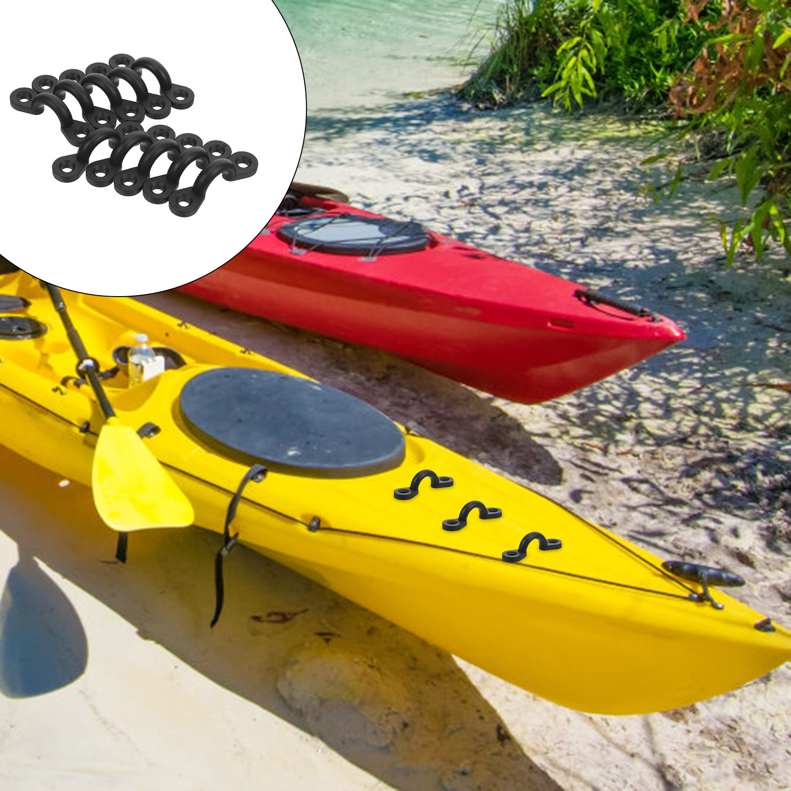 20Pcs Kayak Anchor Cleat Pad E - Outdoor Adventure Kayak review and price