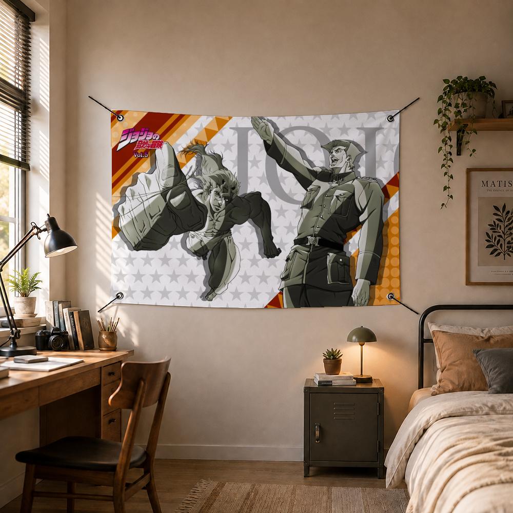 JoJo's Bizarre Adventure Flags - Outdoor Adventure Background review and price