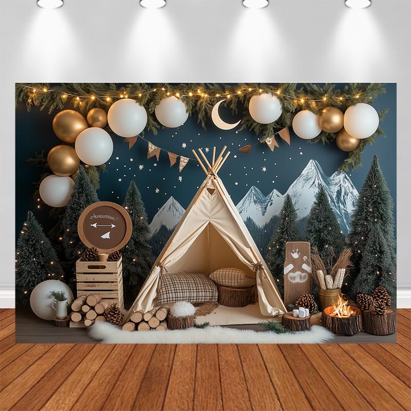 LS Night Camping Photography B - Outdoor Adventure Background review and price