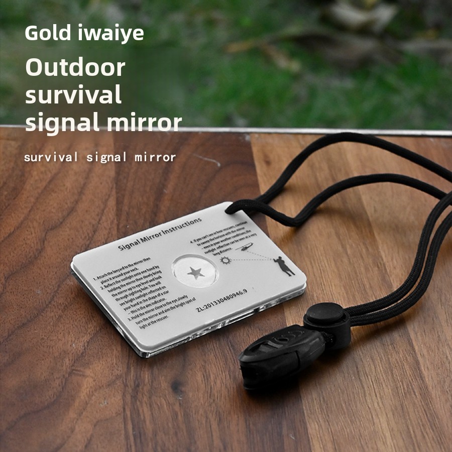 1PCS Outdoor Kayak Survival Si - Signal Mirror Rescue review and price