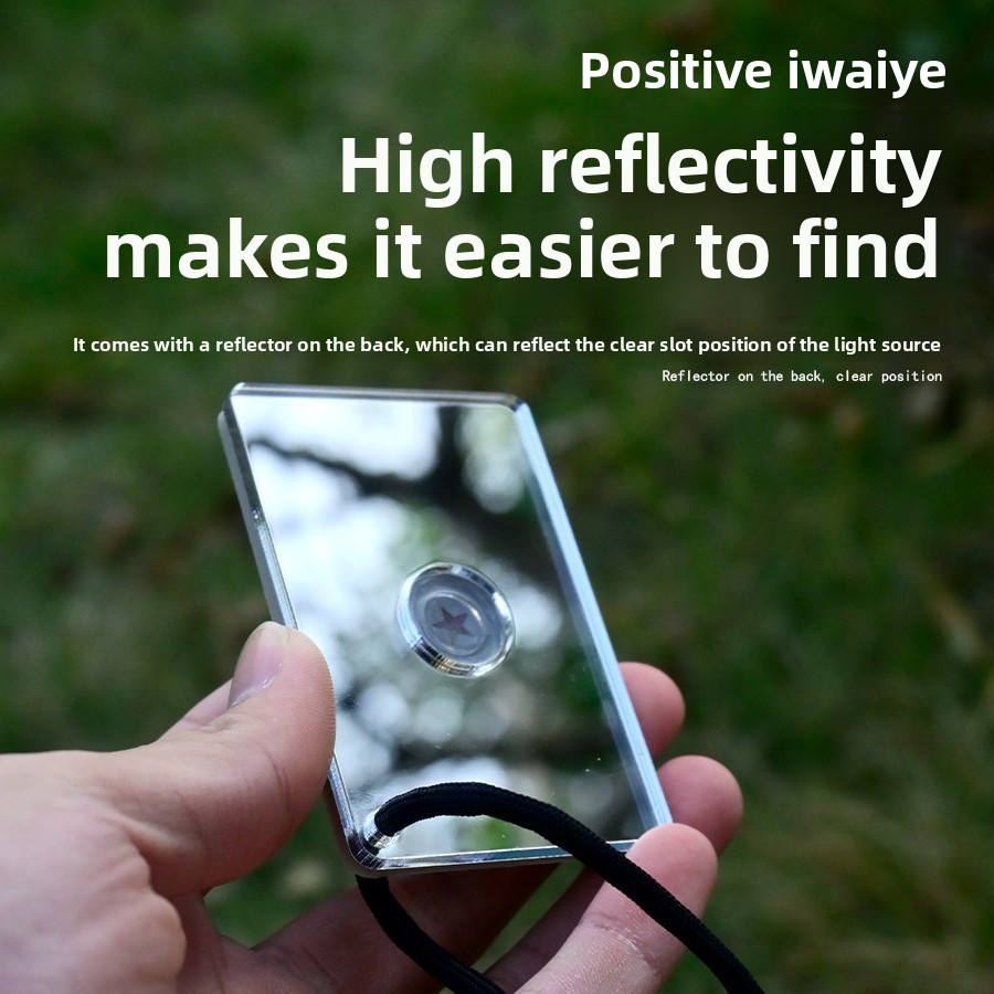 1PCS Outdoor Kayak Survival Si - Signal Mirror Rescue review and price